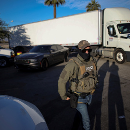 Imagen de archivo de un agente del Servicio de Inmigración y Control de Aduanas (ICE).