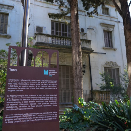 La Torre Avenir de la finca Muñoz Ramonet, nova seu de l'Acadèmia del Cinema Català.
