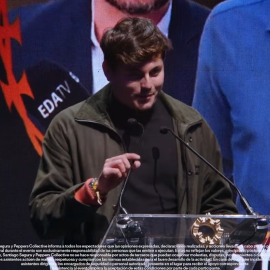 Vito Quiles en los Army Awards, este sábado, en Madrid.