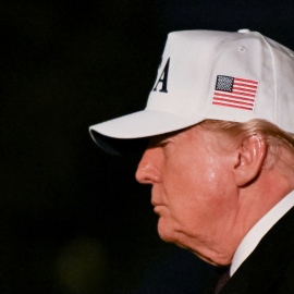 Imagen de archivo Donald Trump en la Casa Blanca.