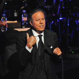 El cantante Julio Iglesias durante un concierto en EEUU.