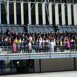 Foto de família de Barcelona 2026, Capital Mundial de l’Arquitectura al Canòdrom