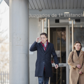 Foto de archivo de Iñigo Errejón saliendo de los juzgados de Plaza de Castilla, en Madrid.