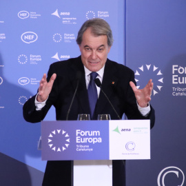 L'expresident de la Generalitat Artur Mas en una conferència del Fòrum Europa.
