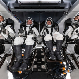 Foto de archivo de la tripulación de la misión de la Crew-11.