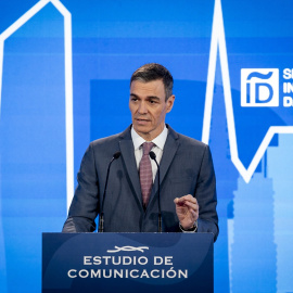 El presidente del Gobierno, Pedro Sánchez, interviene durante la clausura de la XVI edición del foro financiero internacional 'Spain Investors Day'