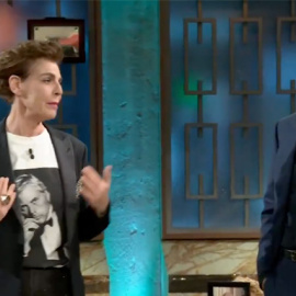 Antonia Dell'Atte y David Broncano en 'La Revuelta'.