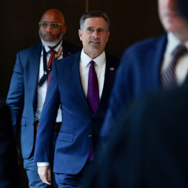 El director de la CIA, John Ratcliffe, llega al Capitolio.