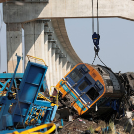 El tren accidentado en Tailandia el pasado 14 de enero.