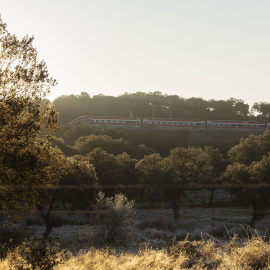 Cabecera del tren Iryio siniestrado en Adamuz (Córdoba).
