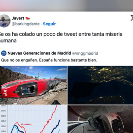 Críticas al tuit de las NNGG del PP de Ayuso.