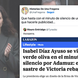 Isabel Díaz Ayuso este miércoles durante un minuto de silencio por las víctimas del accidente ferroviario de Adamuz.