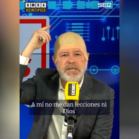 Héctor de Miguel caracterizado como 'Macho' Abad en Hora Ventipico.