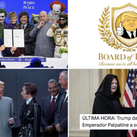 Memes sobre la Junta de Paz de Trump.