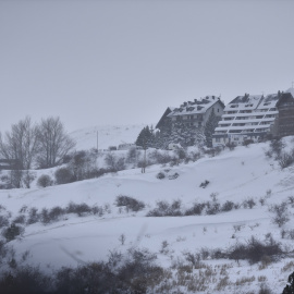 Formigal tras la llegada de un temporal en Huesca, Aragón.