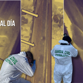 Fotomontaje con imágenes sobre el accidente de Adamuz.