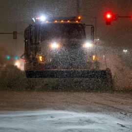 La tormenta invernal llega a Oklahoma City (EEUU).