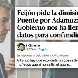 Críticas a las palabras de Feijóo en la Cadena COPE.