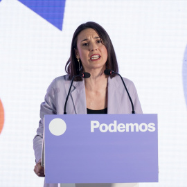 La secretaria política de Podemos y eurodiputada, Irene Montero