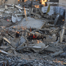 Gaza es hoy un inmenso campo de concentración donde se mata a la población a tiros, con bombas, de frío, de hambre o enfermedades.