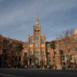Fachada del recinto histórico del hospital de Sant Pau, en una imagen de archivo.