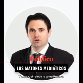 Captura del vídeo de Pedro Muñoz Lorite en el que ataca a 'Público'.