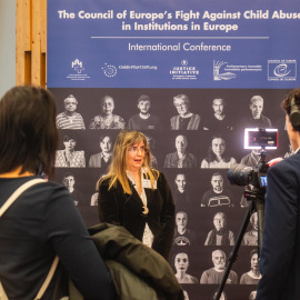 Ana Cuevas, durante una intervención.