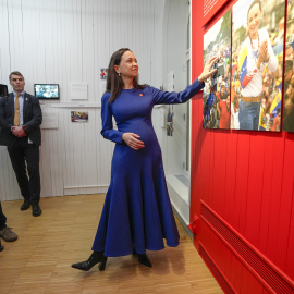Foto de archivo de María Corina Machado, ganadora del Premio Nobel de la Paz 2025.