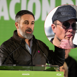 Santiago Abascal y Elon Musk
