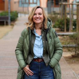 Pilar Alegría, secretaria general del PSOE de Aragón y candidata a las elecciones del 8 de febrero, tras la entrevista con 'Público'