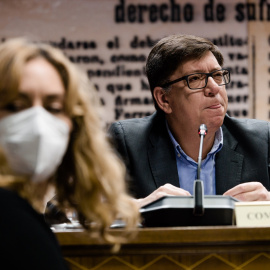 Francisco Salazar, este jueves durante su comparecencia en el Senado.