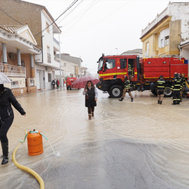 Zonas inundadas por las intensas lluvias en Huertor Tájar (Granada), a 5 de febrero de 2026.