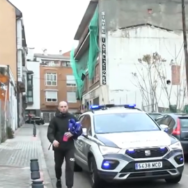 Imagen del momento del desalojo.