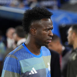 Vinicius Junior durante un partido de LaLiga EA Sports el 19 de octubre.