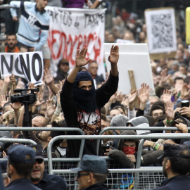 Una protesta del 15M en 2012 (Archivo).