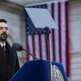 Foto de archivo del alcalde de Nueva York, Zohran Mamdani.