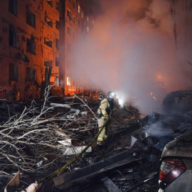 Bombardeo ruso en Ucrania