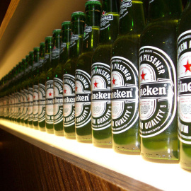 Cervezas Heineken.