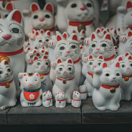 El gato es un elemento prominente dentro de la cultura popular japonesa.