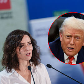 Isabel Díaz Ayuso y Donald Trump
