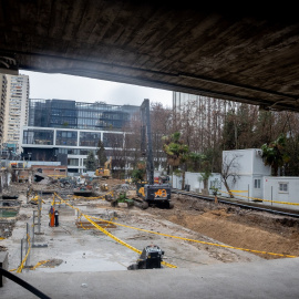 Obras en Azca, Madrid