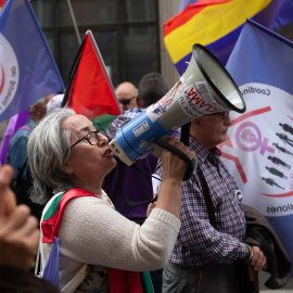 Manifestación en defensa del Sistema Público de Pensiones.