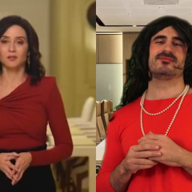 Isabel Díaz Ayuso y Míster Jagger.