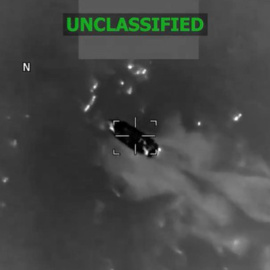 Captura de un vídeo difundido en la cuenta en X @Southcom del Comando Sur de las fuerzas armadas de EEUU.