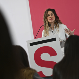 La co-coordinadora del Movimiento Sumar, Lara Hernández