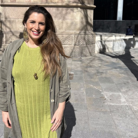 La co-coordinadora dels Comuns, Candela López, retratada a Barcelona. 20/02/2026
