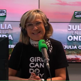 Julia Otero en su programa 'Julia en la Onda'.