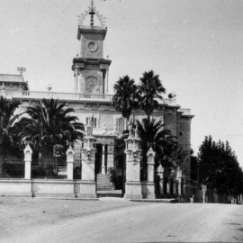 Imatge històrica de l'Hospital Psiquiàtric de Sant Boi de Llobregat.