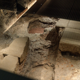 Les restes trobades a la intervenció arqueològica al Gran Hotel Barcino