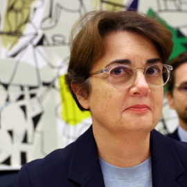 La ahora expresidenta del Louvre Laurence des Cars